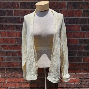 Urban Outfitters Knit Cardigan Sweater Light Yellow Women’s Medium